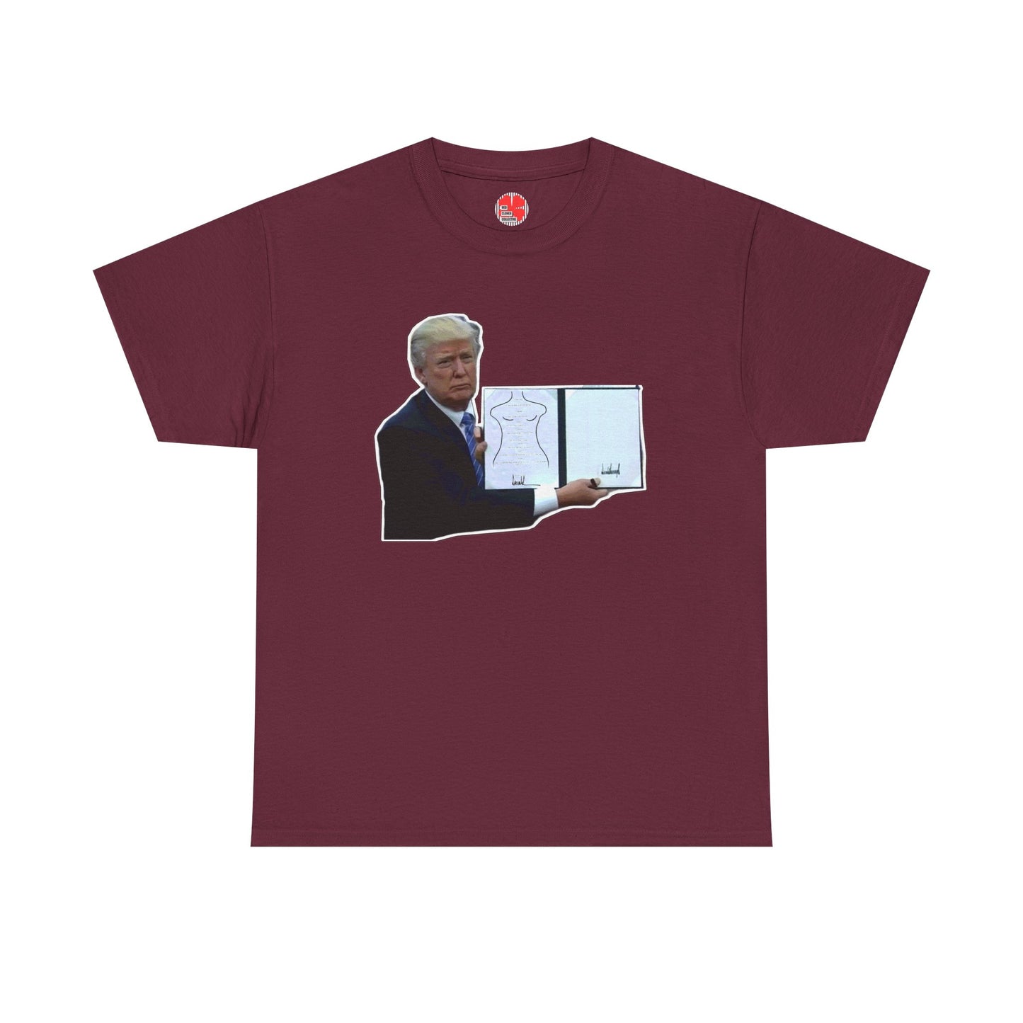 Trump Shows His Artwork T-Shirt