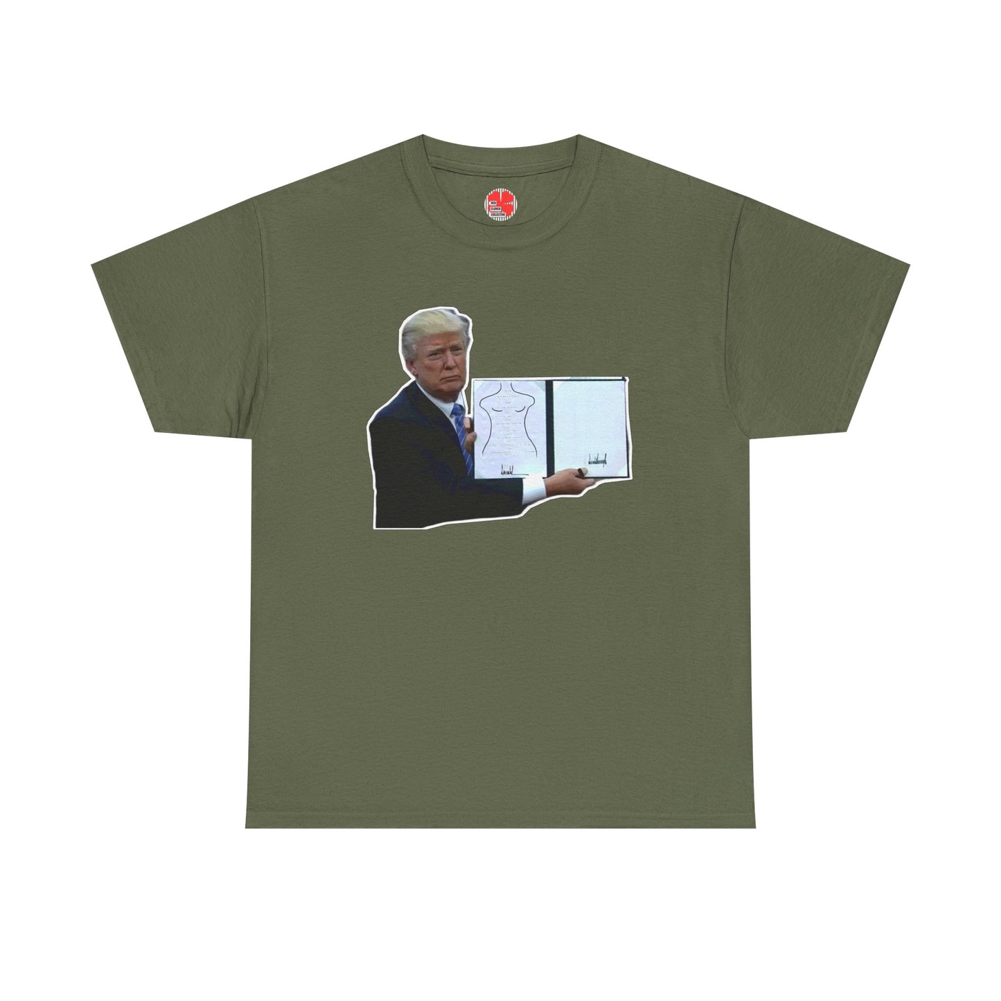 Trump Shows His Artwork T-Shirt