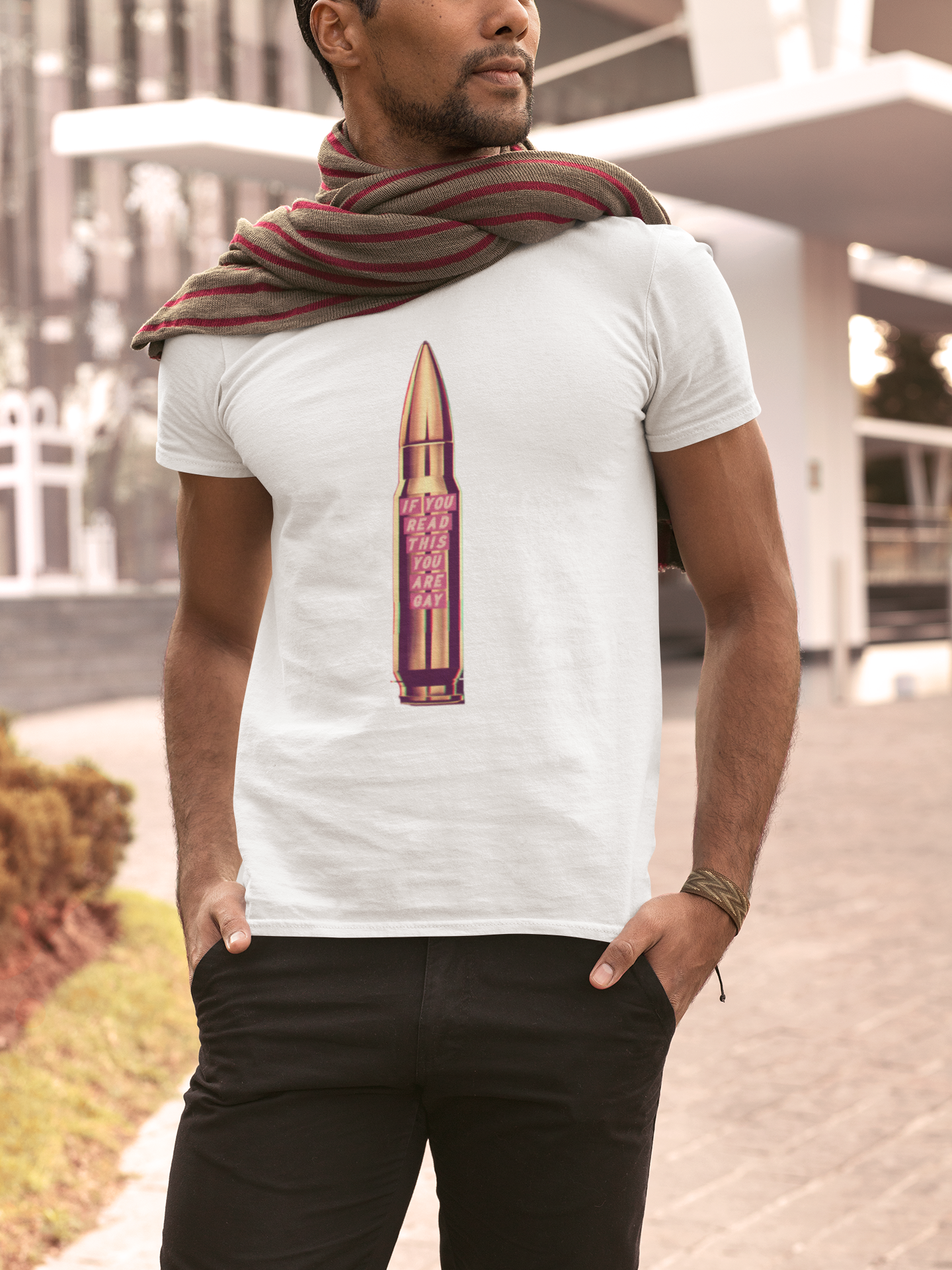 "If You Read This, You Are Gay" Funny T-Shirt
