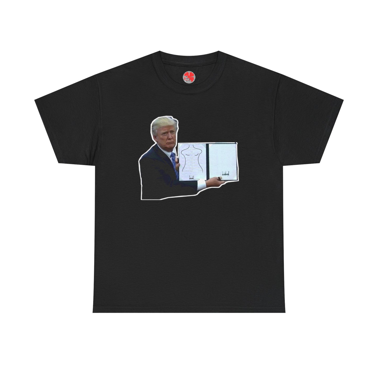 Trump Shows His Artwork T-Shirt