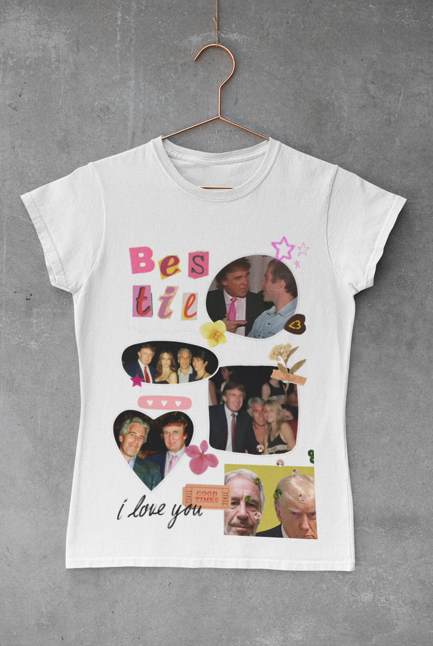 Trump and Epstein Besties Unisex T-Shirt