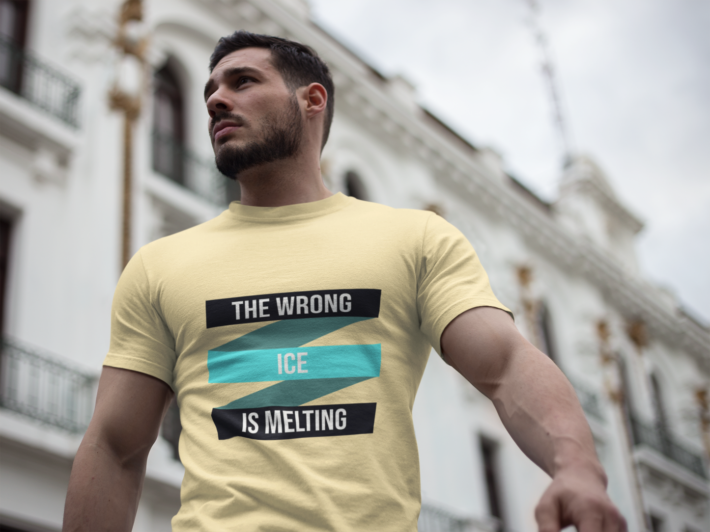 "The Wrong ICE is Melting" Protest Unisex T-Shirt
