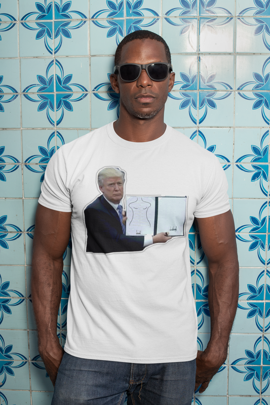 Trump Shows His Artwork T-Shirt