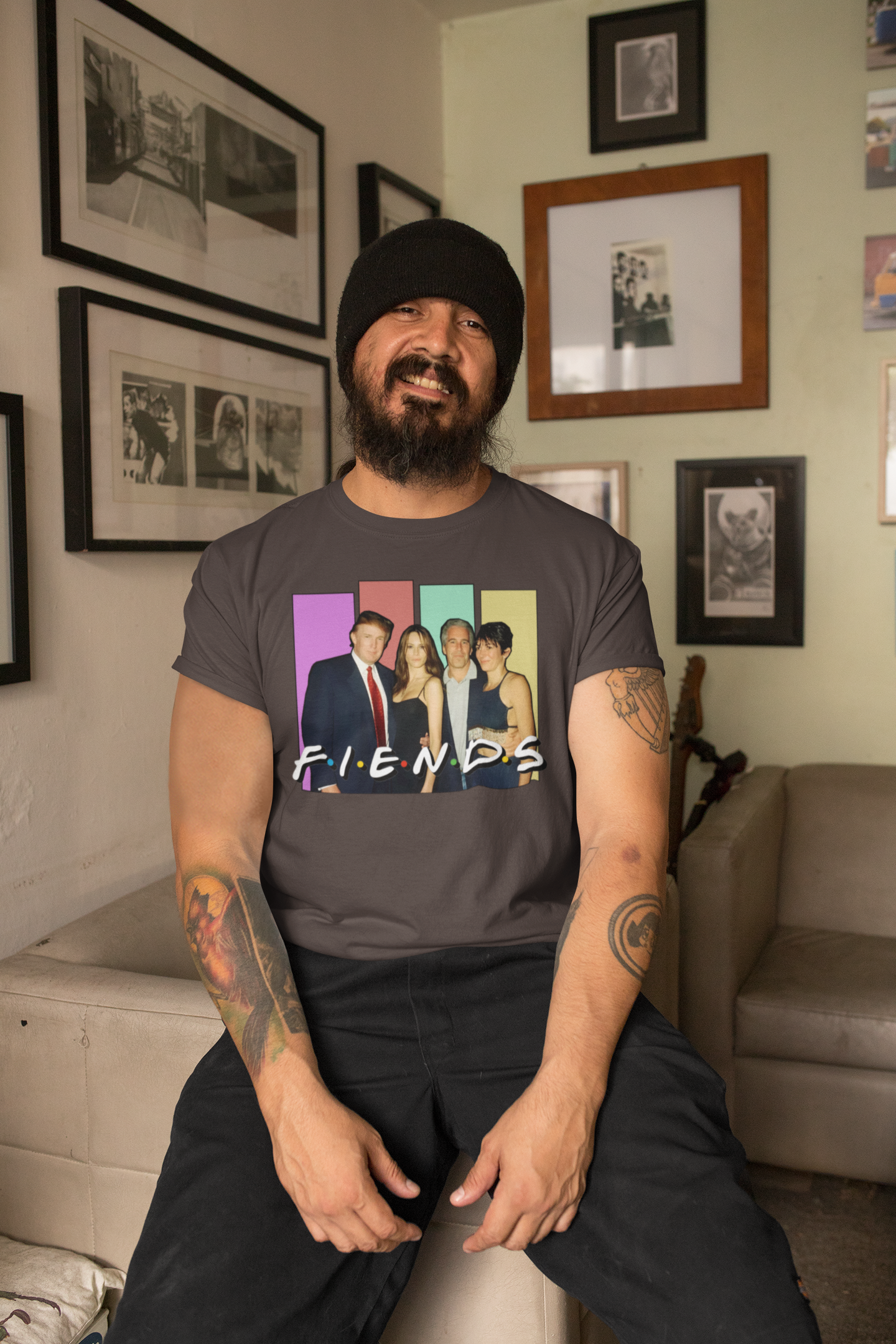 "Fiends" Trump & Epstein Unisex T-Shirt