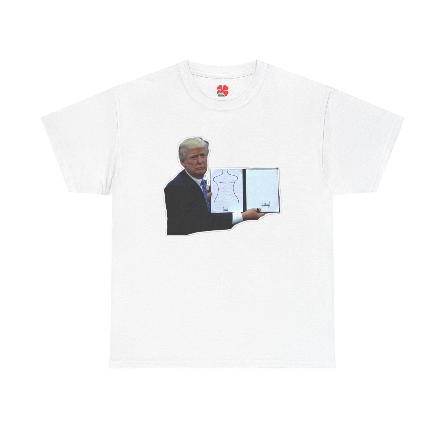 Trump Shows His Artwork T-Shirt
